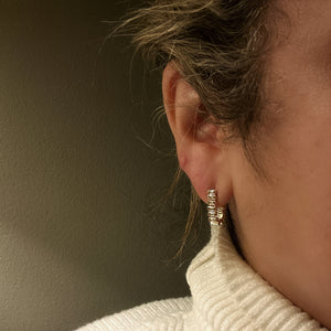 Lucia Glam Gold Tone Earrings