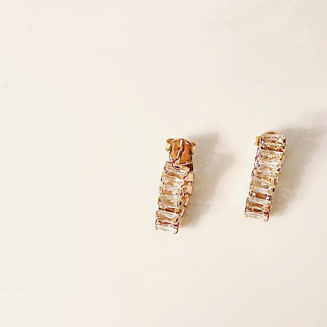 Lucia Glam Gold Tone Earrings