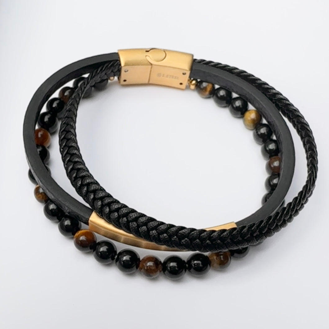 El Tri-Layered Men's Bracelet