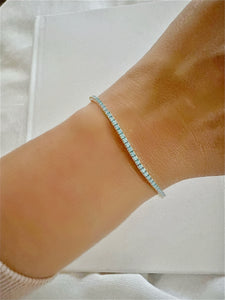 Sky Blue CZ Forever Bracelet