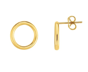 Open Circle Earrings