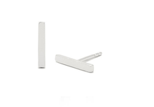 Load image into Gallery viewer, Solid Minimalist Bar Earrings - Sterling Silver