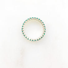 Load image into Gallery viewer, Colombian Green Eternity Band