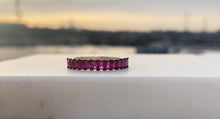 Load image into Gallery viewer, Crimson Red Eternity Band