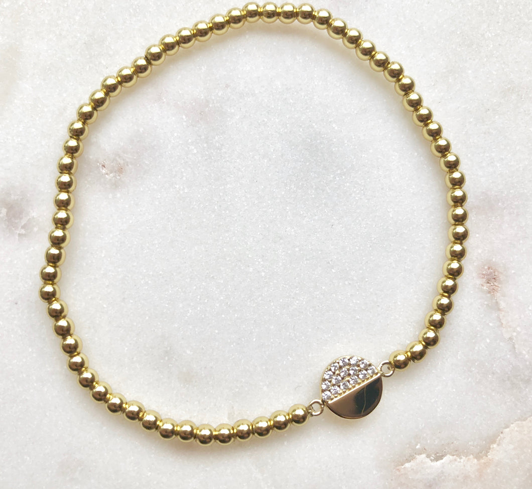 Circle Bead Bracelet