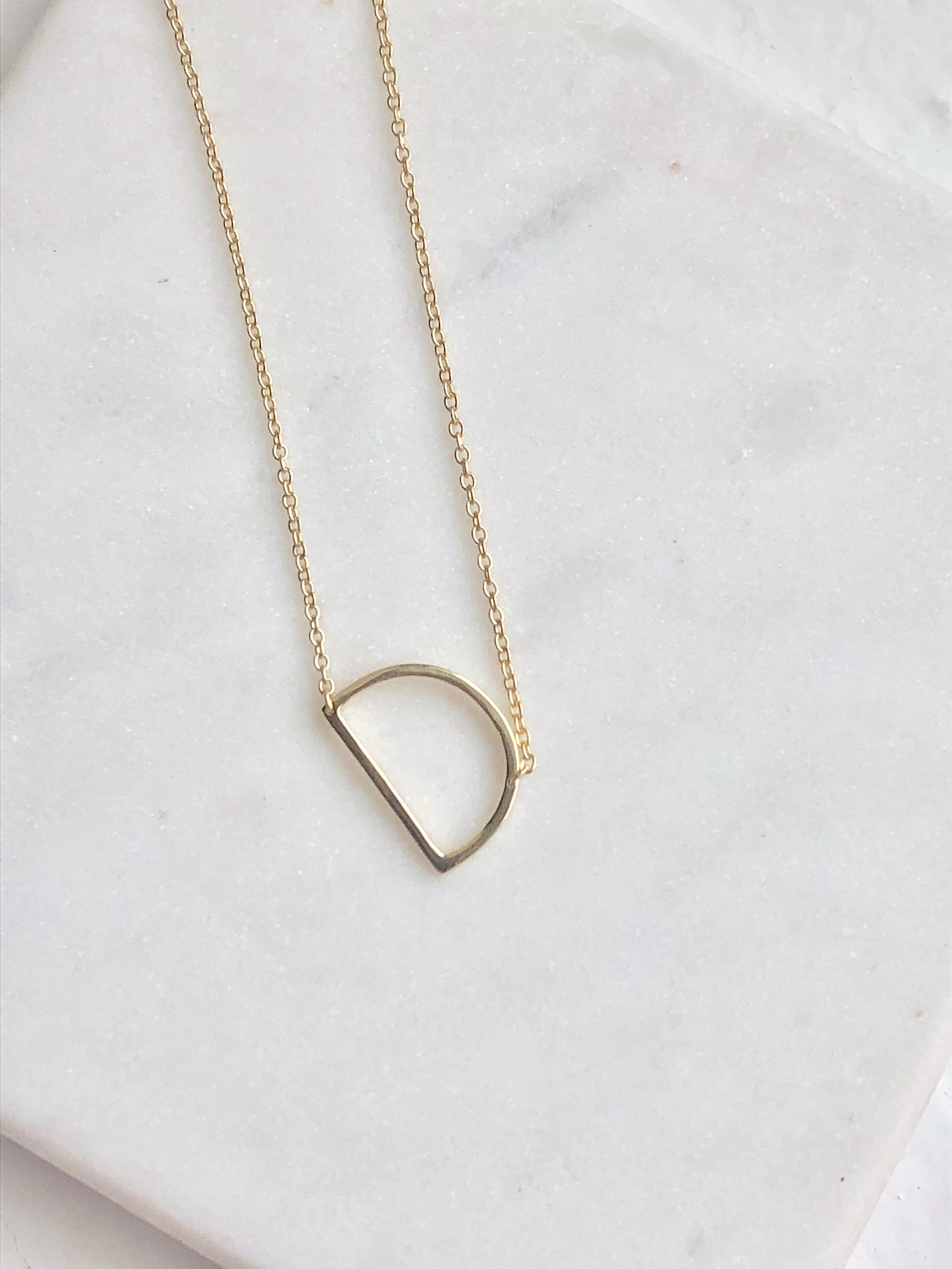 Big letter deals d necklace