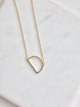 Load image into Gallery viewer, Sterling Silver 14K Gold Plated Your Initial Letter - D