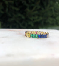 Load image into Gallery viewer, Rainbow Eternity Band