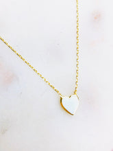 Load image into Gallery viewer, Sterling Silver/Gold Plated Heart Necklace