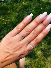 Load image into Gallery viewer, Classic Clear CZ Stackable Band