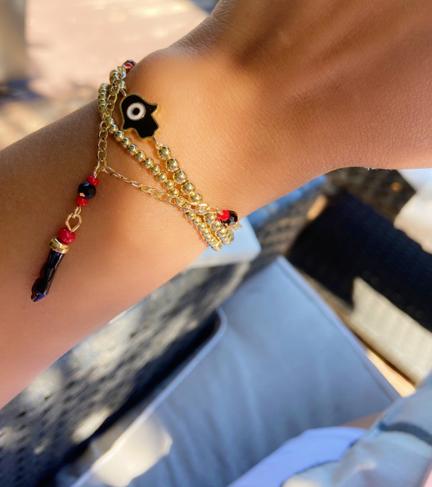 Mano clearance azabache bracelet