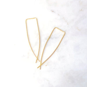 Coquette Golden Threader Earrings