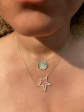 Load image into Gallery viewer, Sterling Silver Gold Plated You Are The Spark Coin Medallion Necklace