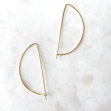Load image into Gallery viewer, Simple Minimal Wire My Half Hoop Earrings