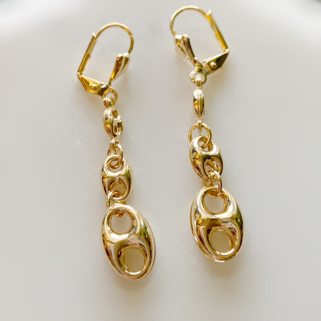 Boyfriend Chain Link Dangle Earrings