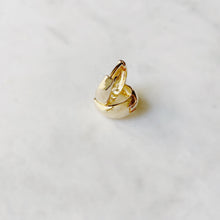 Load image into Gallery viewer, Ava Love Gold Plated Huggie