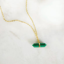 Load image into Gallery viewer, Green Aventurine Love Rock Necklace