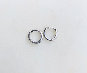 Small Helix Hoop Earrings - Sterling Silver
