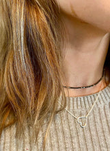 Load image into Gallery viewer, Sterling Silver Single Strand Hematite Choker