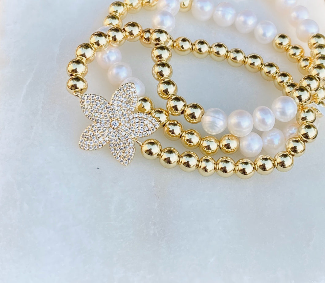 2 Pearls Bracelet Set