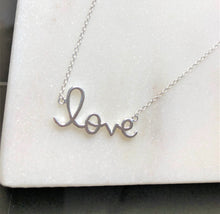 Load image into Gallery viewer, 925 Sterling Silver Love Me Necklace