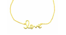 Load image into Gallery viewer, 925 Sterling Silver Love Me Necklace - Gold Tone