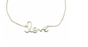 925 Sterling Silver Love Me Necklace - 925 Sterling Silver