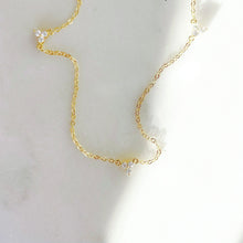Load image into Gallery viewer, Trinity Gold Plated Choker Necklace