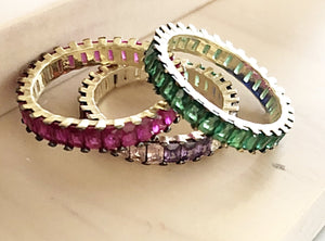 Colombian Green Eternity Band