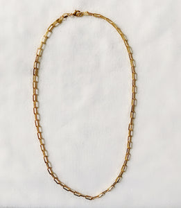 Katrina Brass Link Necklace