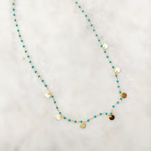 Load image into Gallery viewer, Gold Plated Kiss Coins Choker Necklace