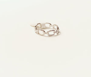 Sterling Silver Open Link Ring