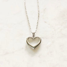 Load image into Gallery viewer, Open Heart of Steel Pendant Necklace