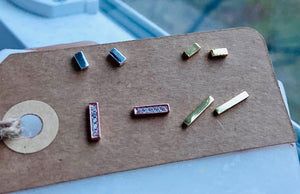 Sterling Silver MiniBar Earring Set