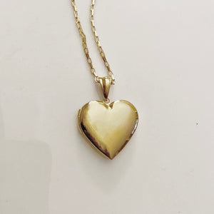 Big Heart Love Locket Necklace