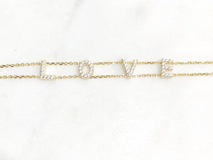 Sterling Silver Gold Tone Love Bracelet