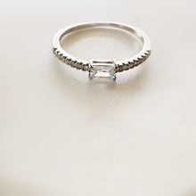 Load image into Gallery viewer, Sterling Silver CZ Isabel Single Ring