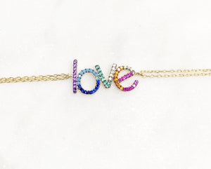 Rainbow Love Bracelet
