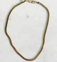 Load image into Gallery viewer, Golden Herringbone Necklace