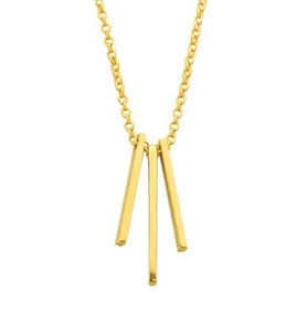 Three Bar Drop Necklace