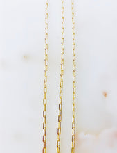 Load image into Gallery viewer, Baby K Paperclip Link Necklace - 18