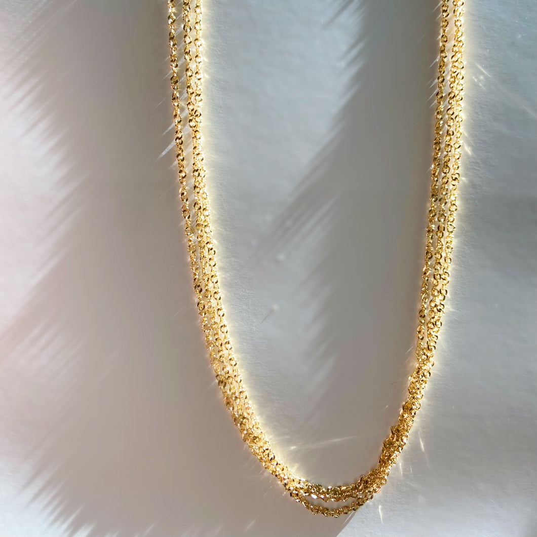 Shimmer Layered Necklace