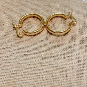 Everyday Gold Plated Hoop Earrings