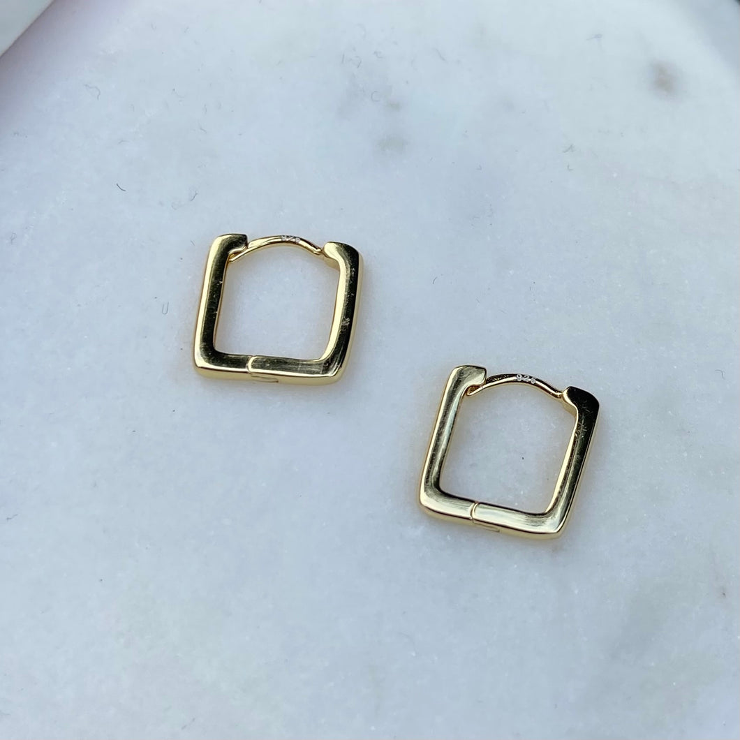The Perfect Square Hoop Earrings