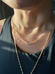 Aveline Stone Curved Necklace
