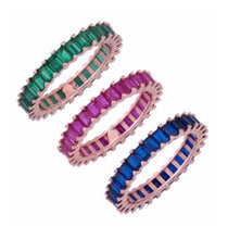 Load image into Gallery viewer, Crimson Red Eternity Band