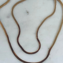 Load image into Gallery viewer, Golden Herringbone Necklace
