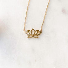 Load image into Gallery viewer, Sterling Silver Cleanse Lotus Necklace