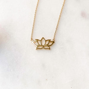 Sterling Silver Cleanse Lotus Necklace