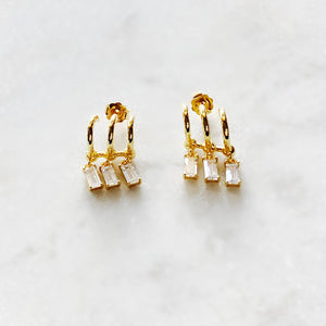 Pretty Little Stone Dangle Earrings